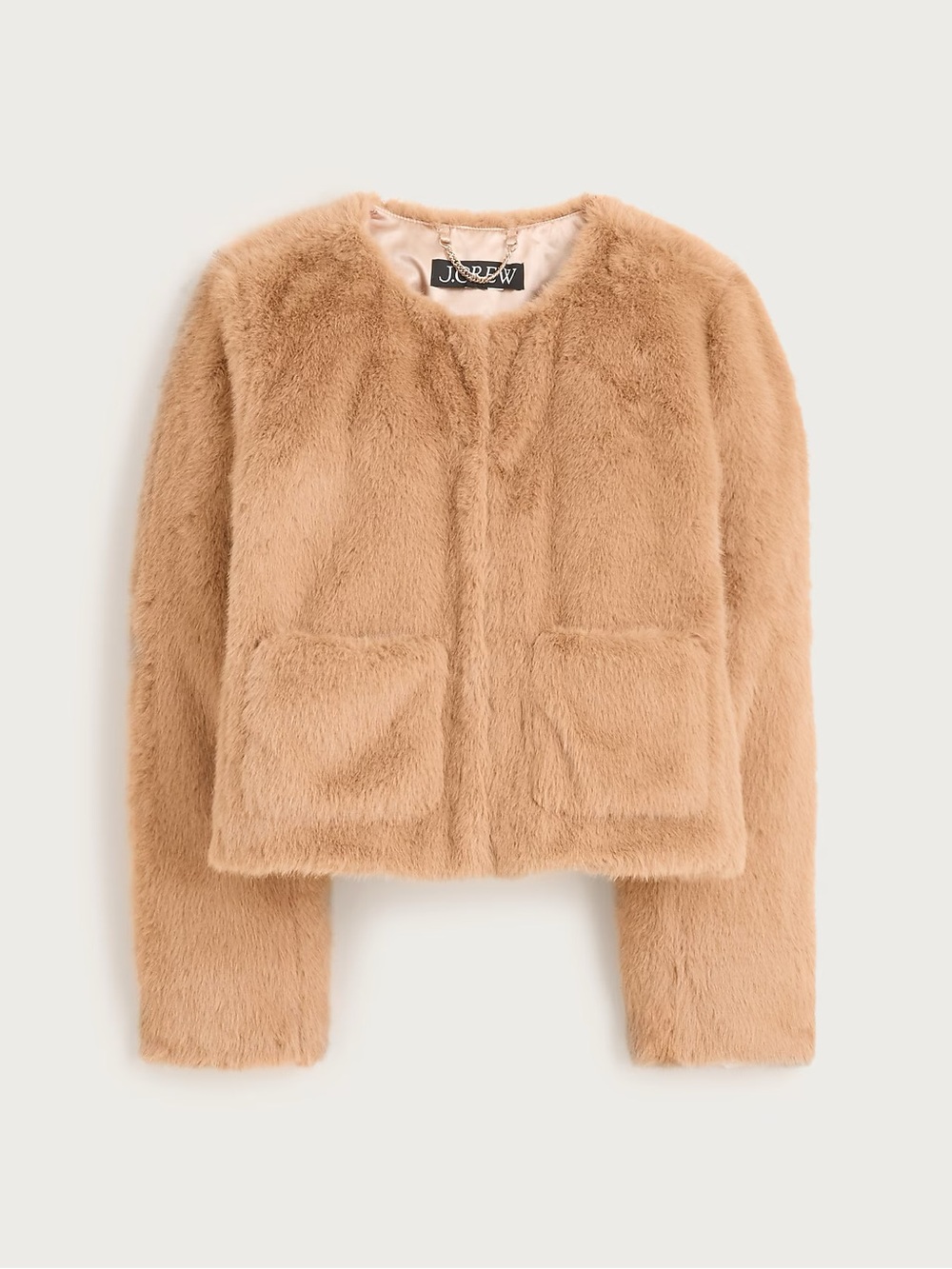 J Crew Faux Fur Lady Jacket NWT